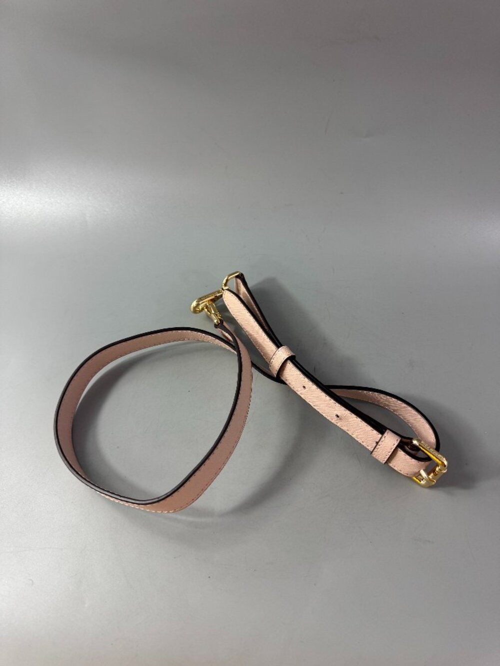 Michael Kors Cream Leather Adjustable Strap